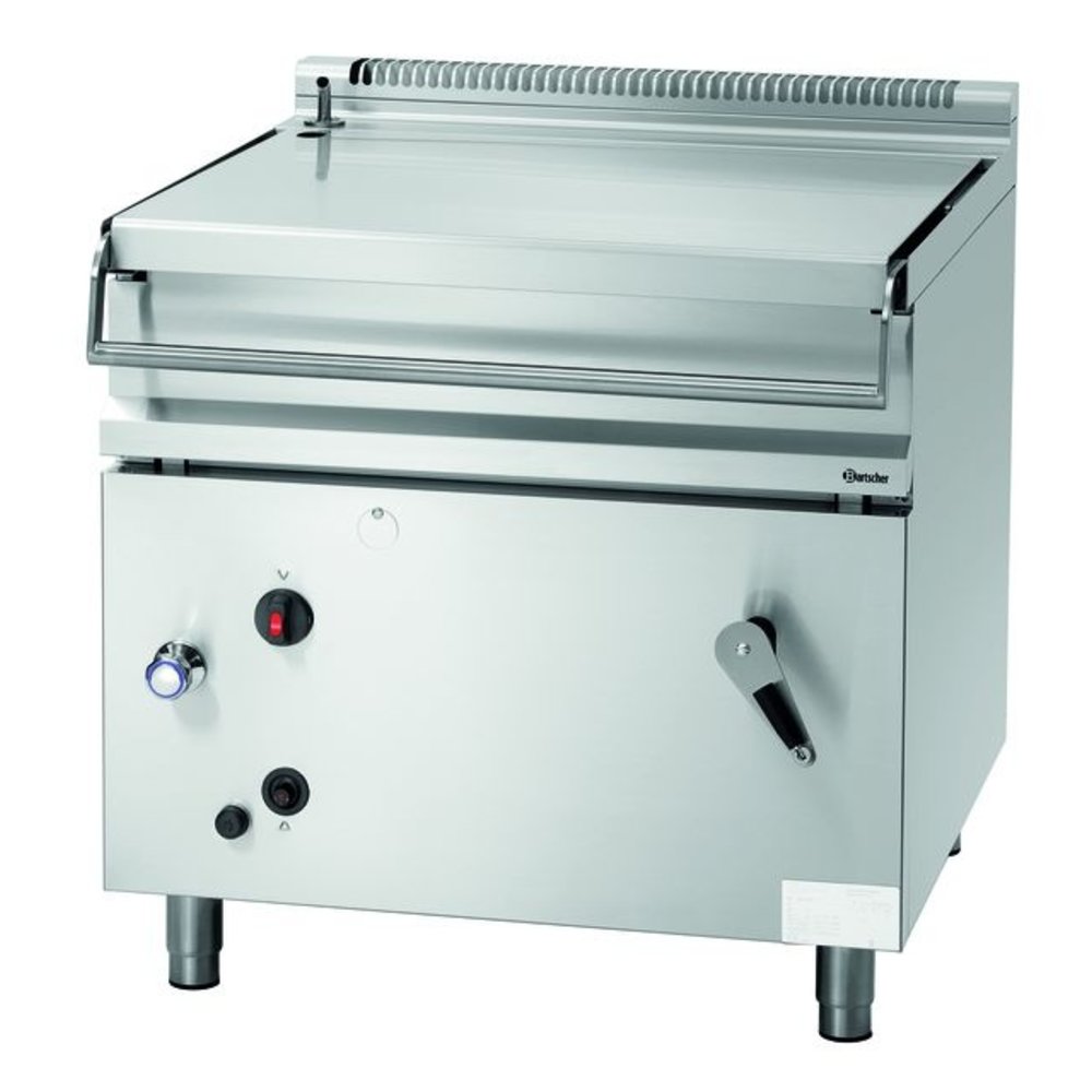 Bartscher Braadpan | Kantelbaar | Gas | G80lhk | 70l | 22kw | 900x900x900(h)mm