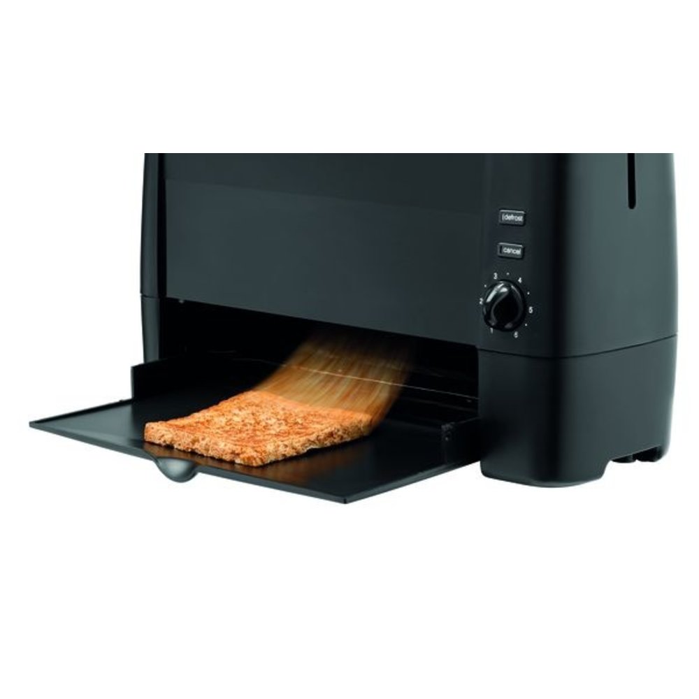 Bartscher Toaster | Ts20sli | Zwart | 1.3kw | 1 Sleuf | 405x152x268(h)mm