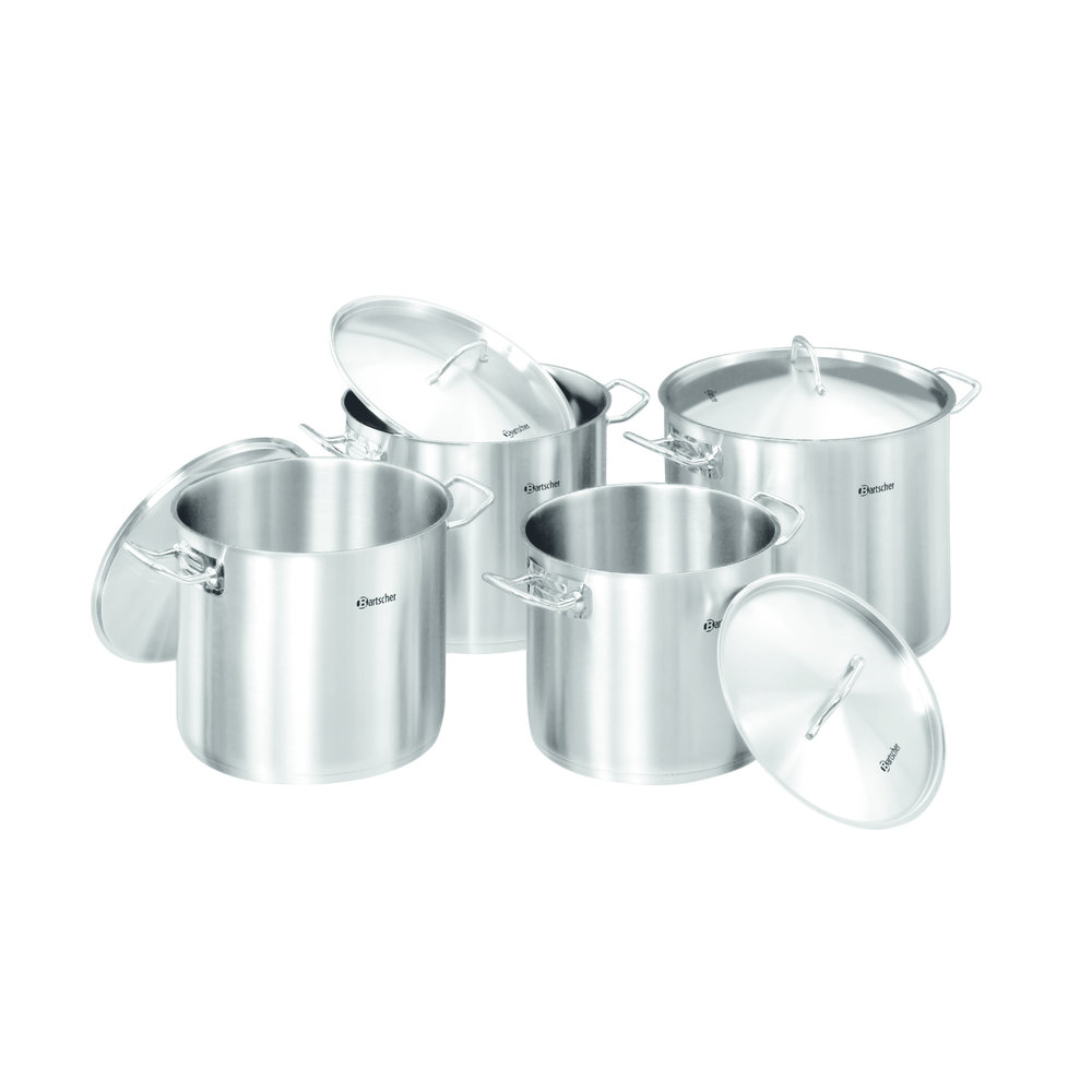 Bartscher Pannenset Met Deksel T4 | 8/9/13/15 Liter | 360x315x425(h)mm