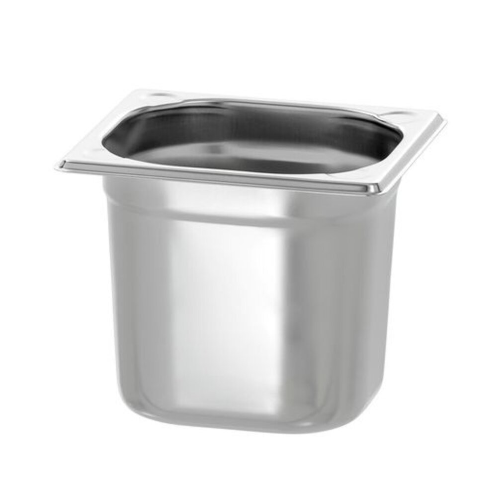 Bartscher Gn-bak | Basic Line | Cns | 1/6 GN | Hoogte 150mm | 176x162x150(h)mm