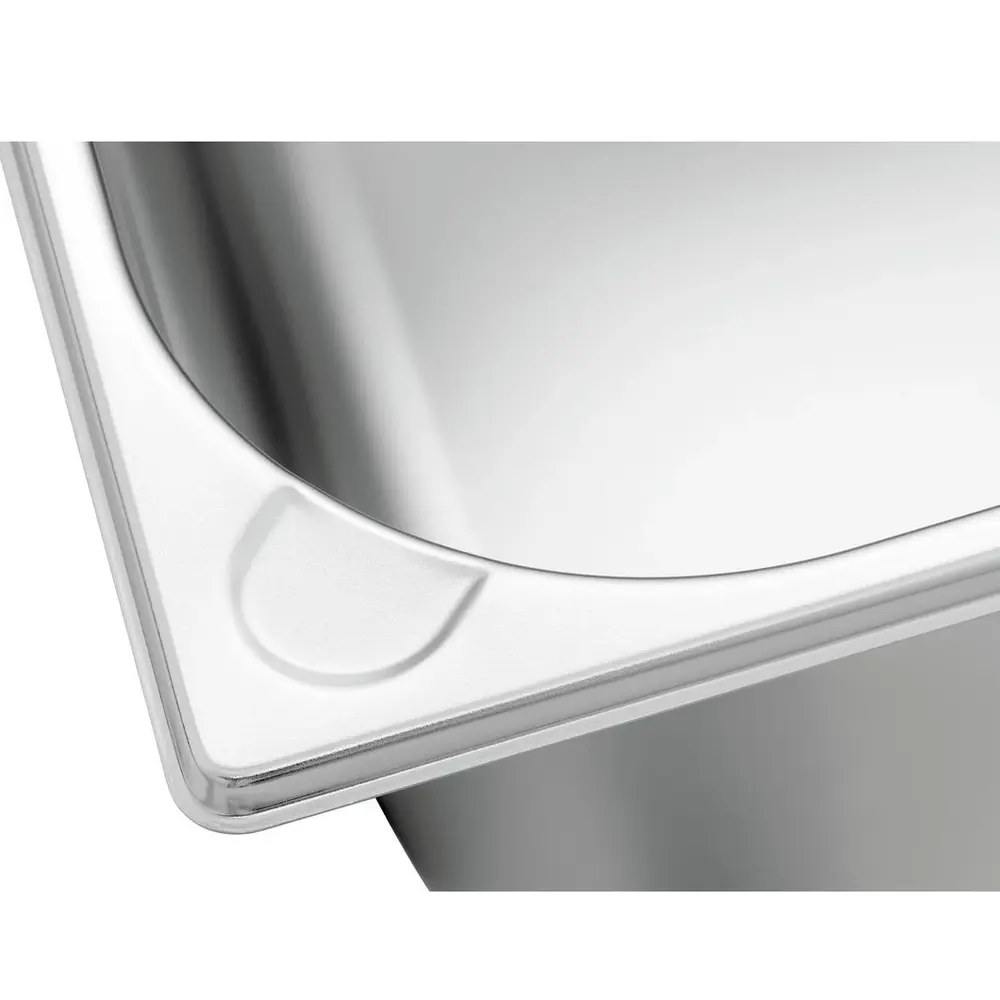 Bartscher Gn-bak | Basic Line | Cns | 2/3 GN | Hoogte 200mm | 354x325x200(h)mm