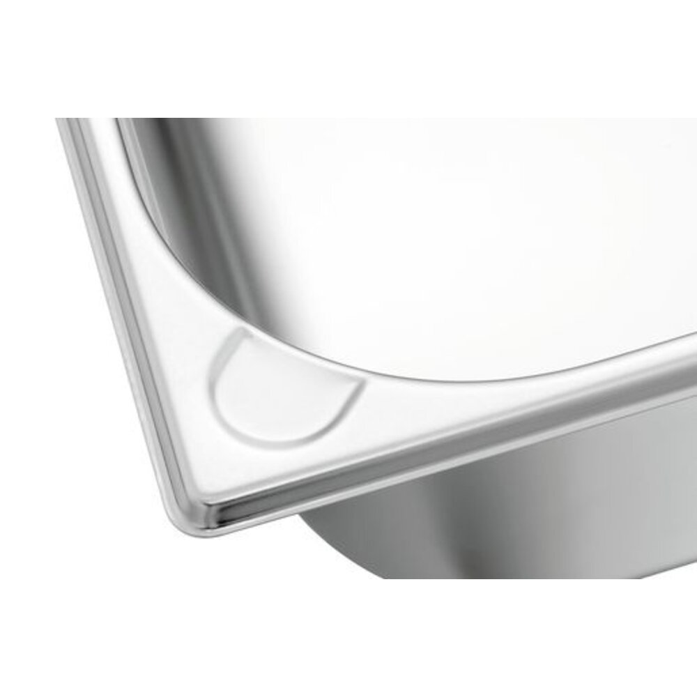 Bartscher Gn-bak | Basic Line | Cns | 1/1 GN | Hoogte 150mm | 530x325x150(h)mm