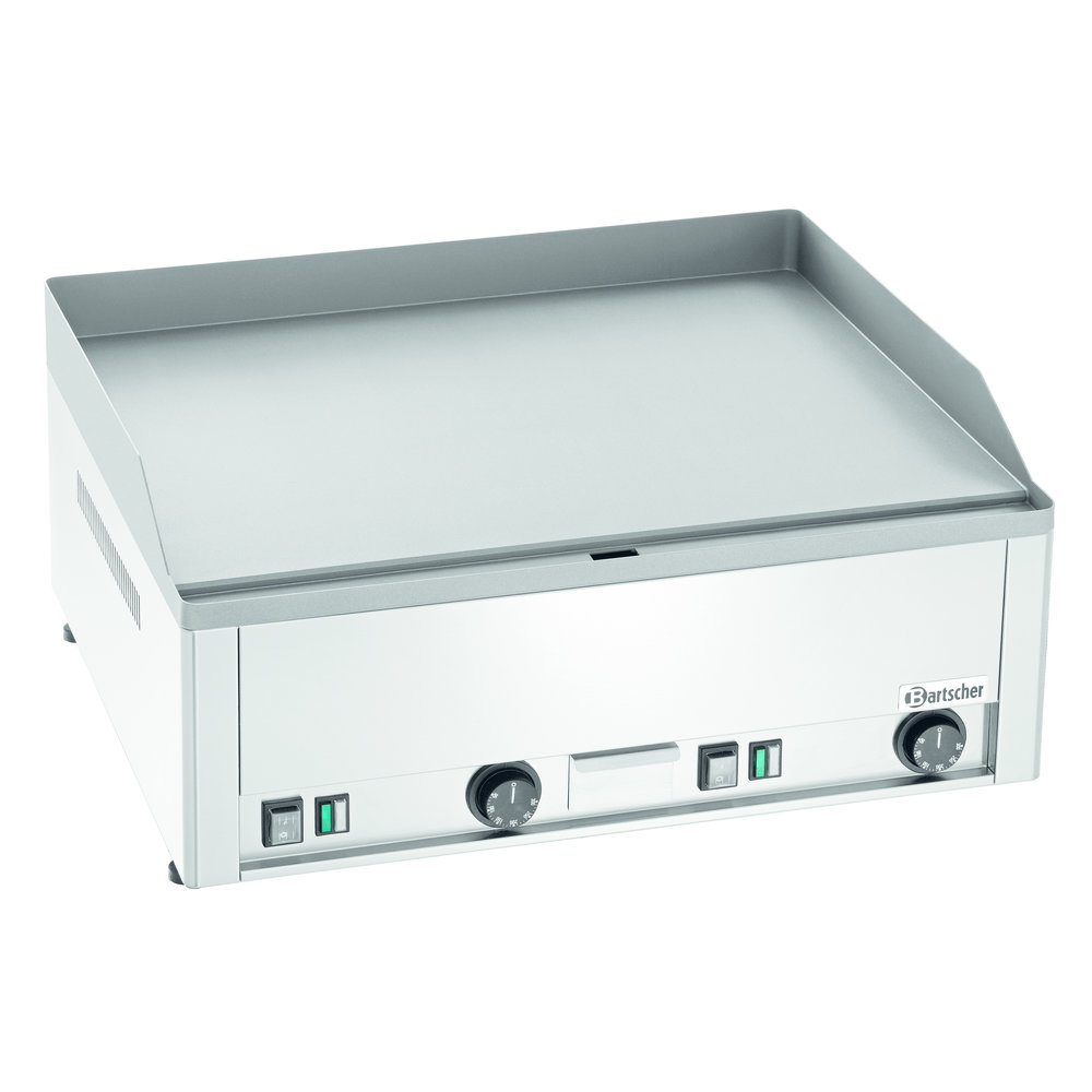 Bartscher Bakplaat/grillplaat | 650e-g | Bakplaat Glad (b)650x(d)480mm | 6kw | 660x580x310(h)mm