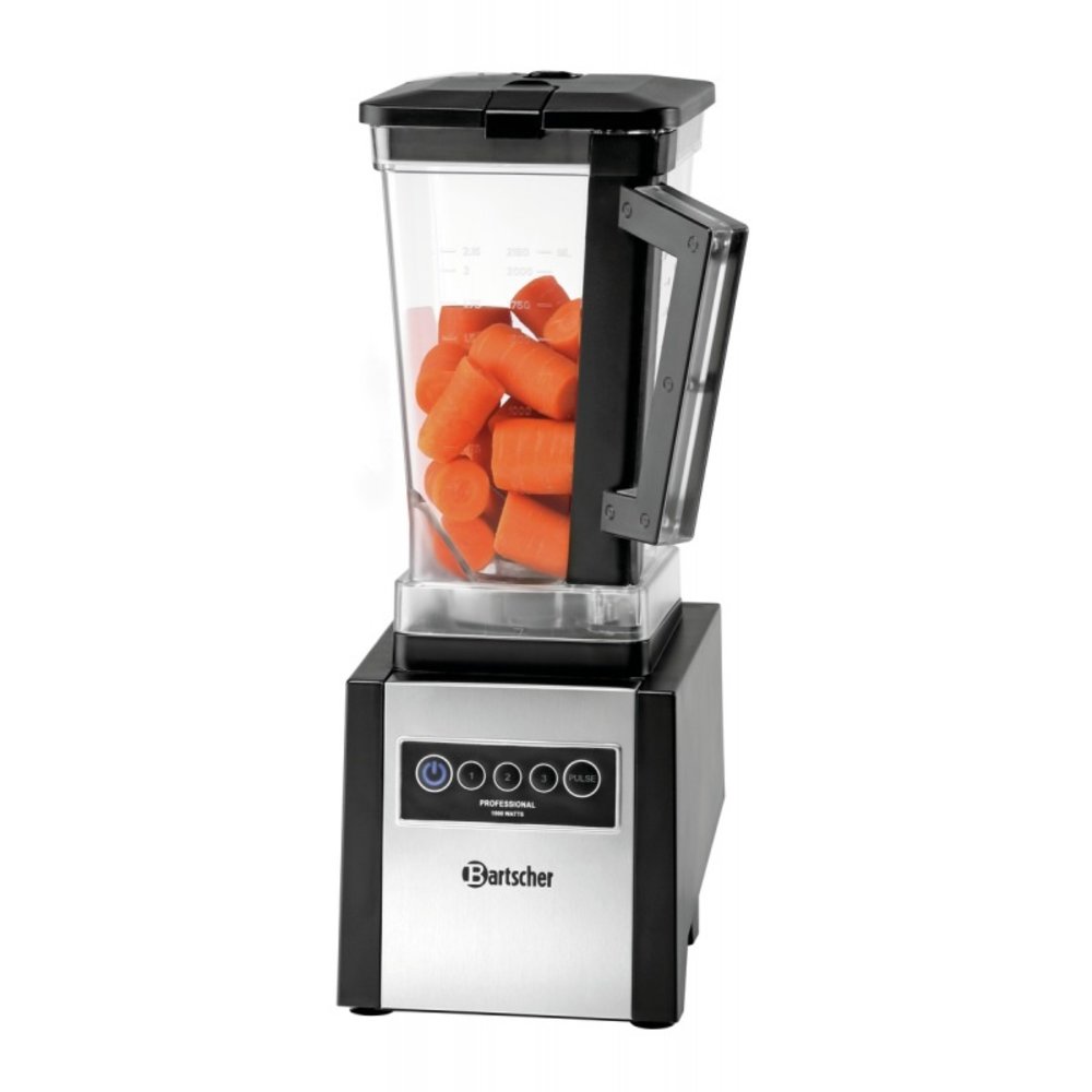 Bartscher Multiblender | Zwart/zilver | 3.2l | 230v | 3 Traps | 215x215x460(h)mm