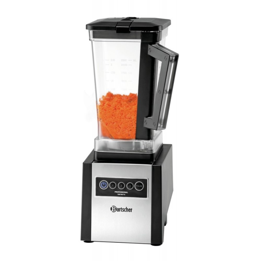 Bartscher Multiblender | Zwart/zilver | 3.2l | 230v | 3 Traps | 215x215x460(h)mm