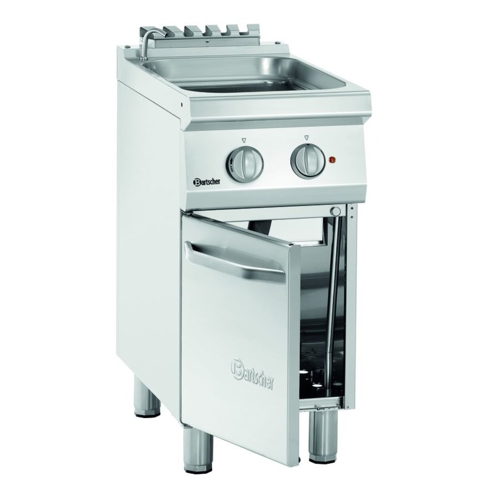 Bartscher Pastakoker Elektrisch op Onderstel 24l | Ingebouwde Aftapkraan | 7kw | 400x700x850(h)mm
