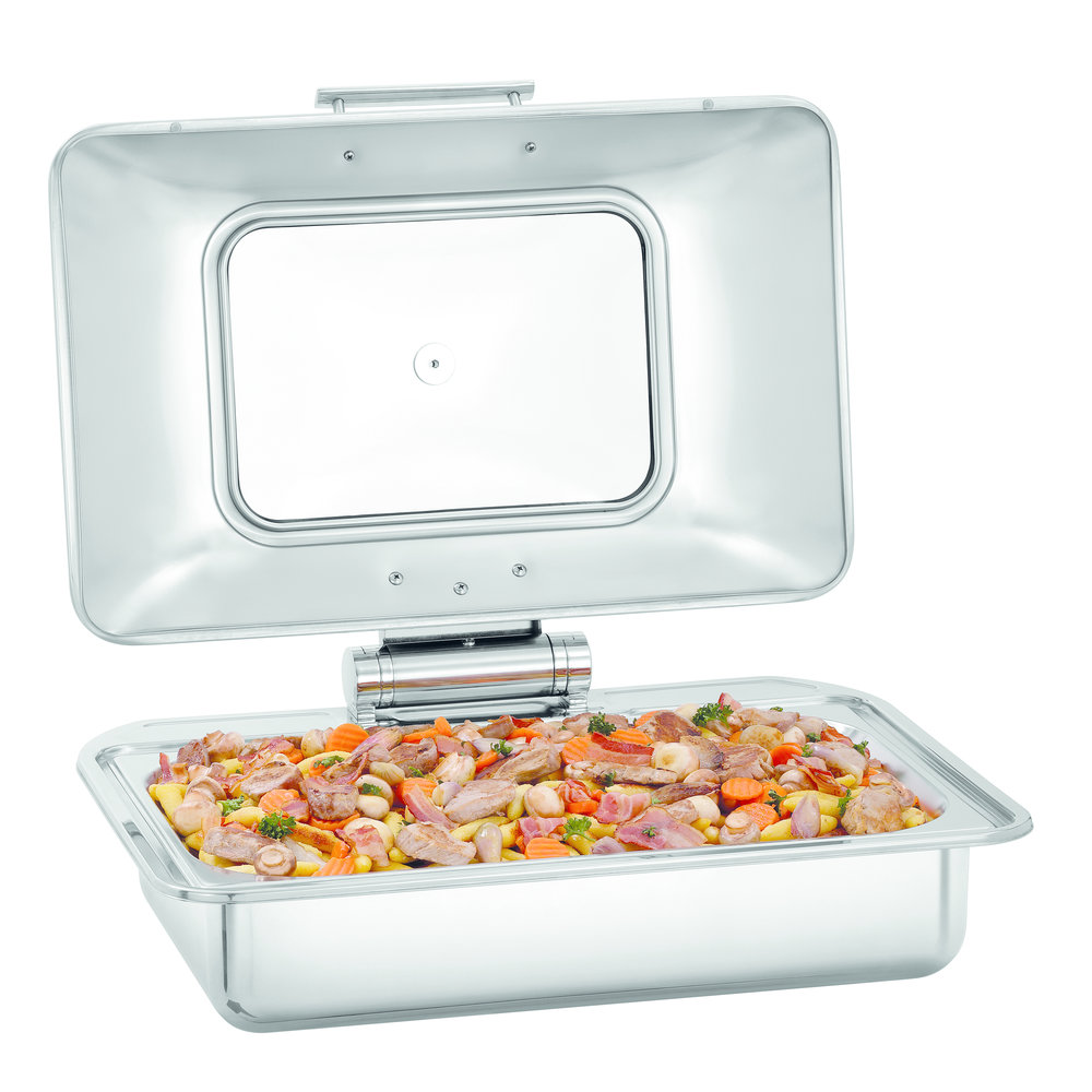 Bartscher Chafing Dish Flexible 8,5l | 1/1 GN | Verhitting Met Vlakke Inductie of Ingebouwde Kookplaat | 580x420x205(h)mm