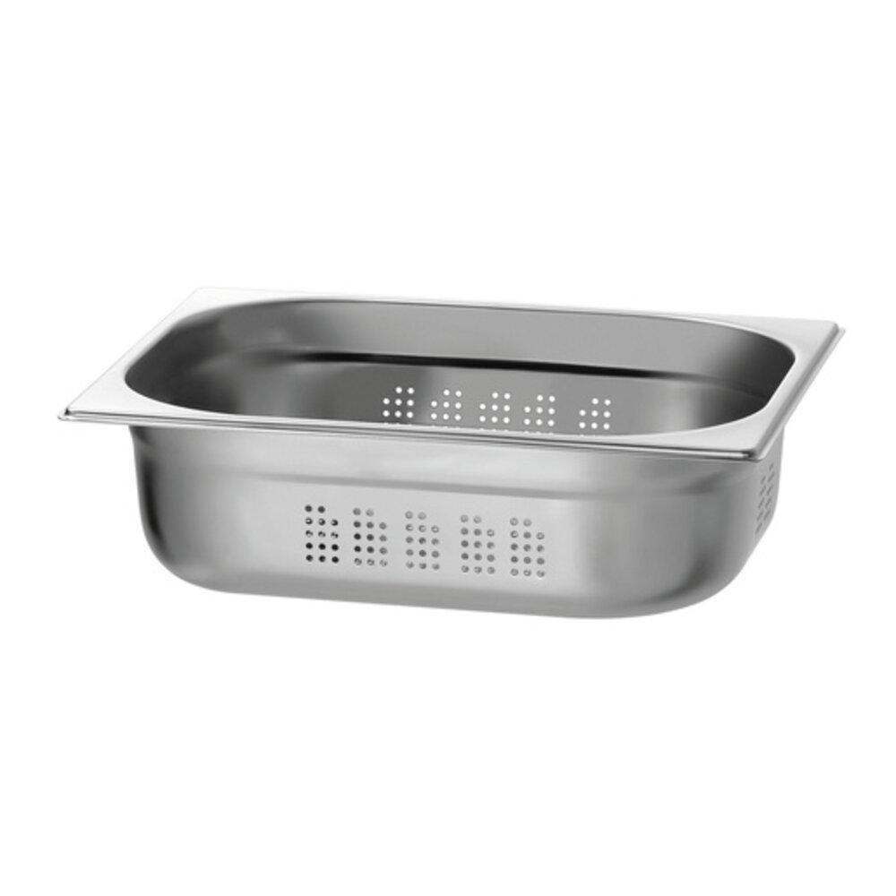 Bartscher Gn-bak | Top Line | Cns | 1/2 GN | Hoogte 100mm | Geperforeerd | 325x265x100(h)mm
