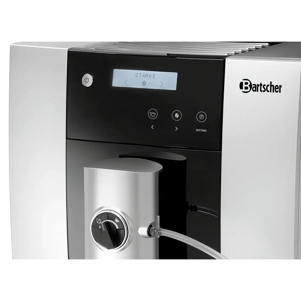 Bartscher Volautomatisch Koffiezetapparaat | Easy Black | 50 Kopjes/dag | 1 Hopper (bonen) | Waterreservoir (1.8l) | 1.4kw (230v) | 300x500x360(h)mm