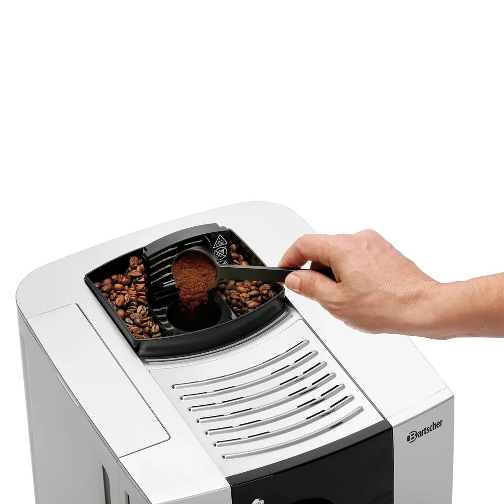 Bartscher Volautomatisch Koffiezetapparaat | Easy Black | 50 Kopjes/dag | 1 Hopper (bonen) | Waterreservoir (1.8l) | 1.4kw (230v) | 300x500x360(h)mm