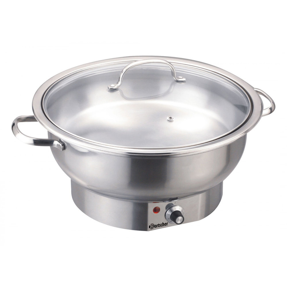Bartscher Chafing-dish 500 E | 3.8l | Elektrisch | 230v | 8 Traps Thermostatisch | 405x330x220(h)mm