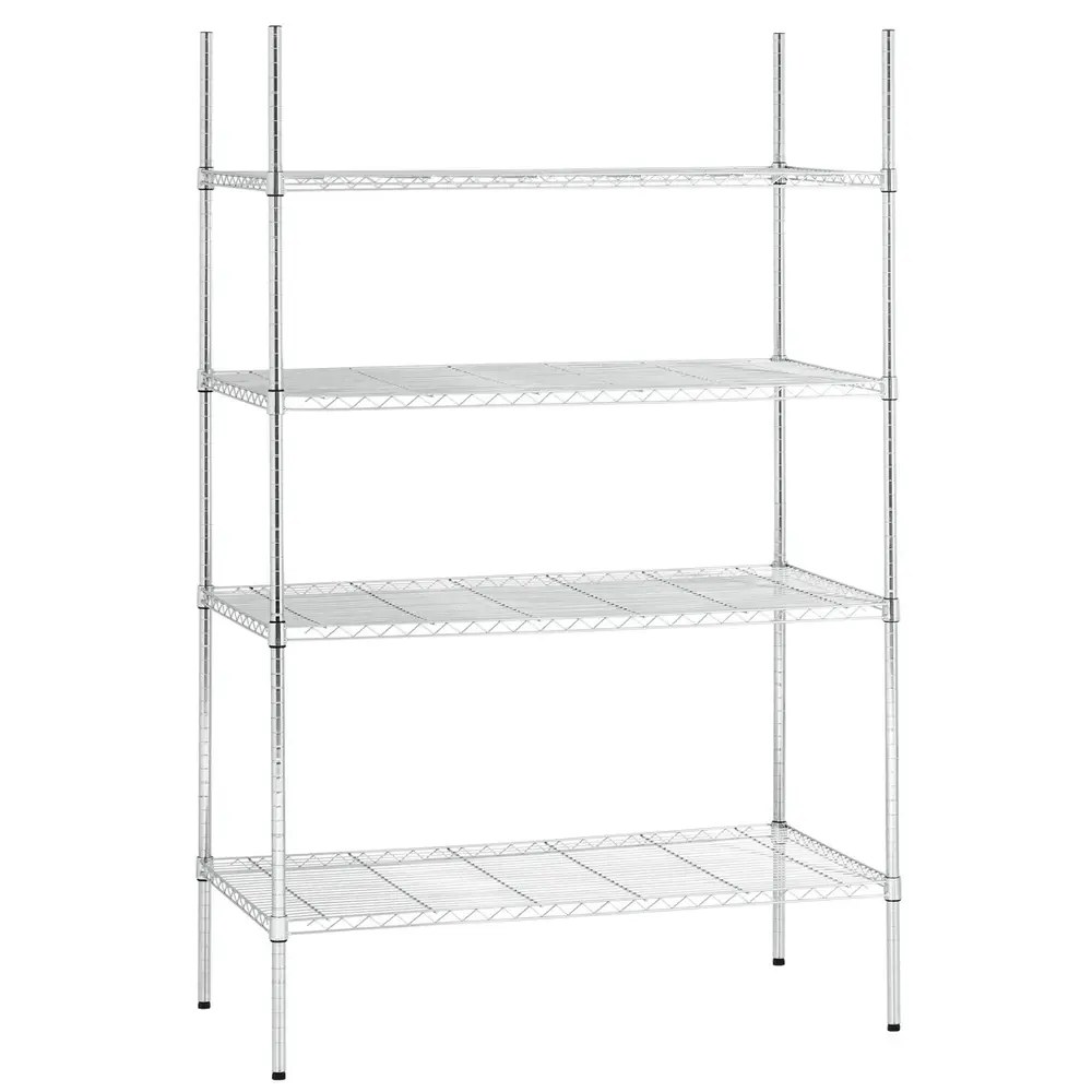 Bartscher Opbergrek | Staal | 4 Niveaus | Verstelbaar | Zelfmontage | 1210x610x1845(h)mm