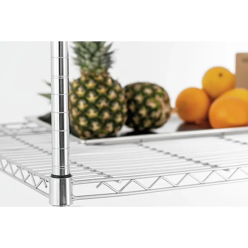 Bartscher Opbergrek | Staal | 4 Niveaus | Verstelbaar | Zelfmontage | 1210x610x1845(h)mm