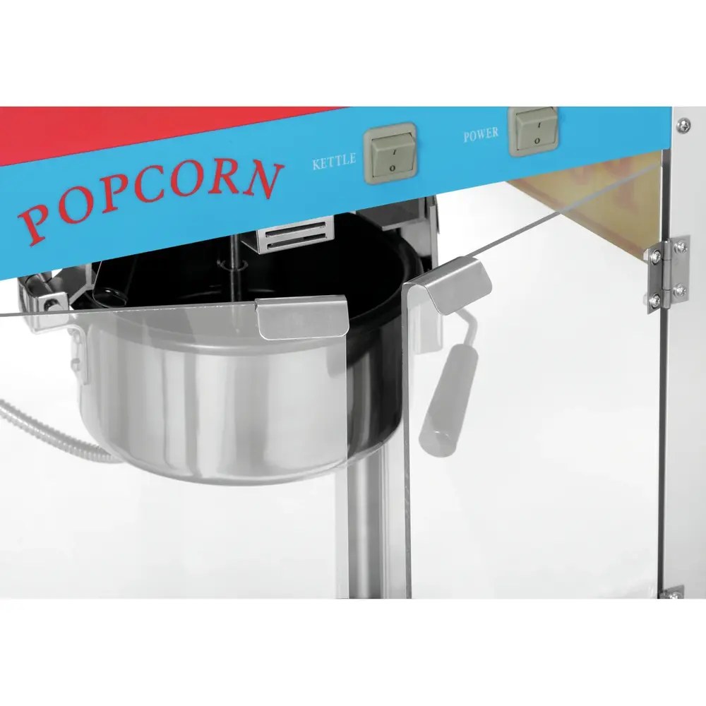 Bartscher Popcornmachine | Rood | 1.5kw (230v) | 518x418x672(h)mm