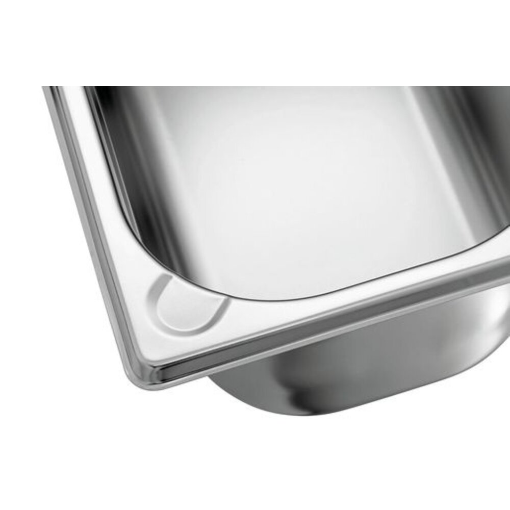Bartscher Gn-bak | Basic Line | Cns | 1/4 GN | Hoogte 100mm | 265x162x100(h)mm