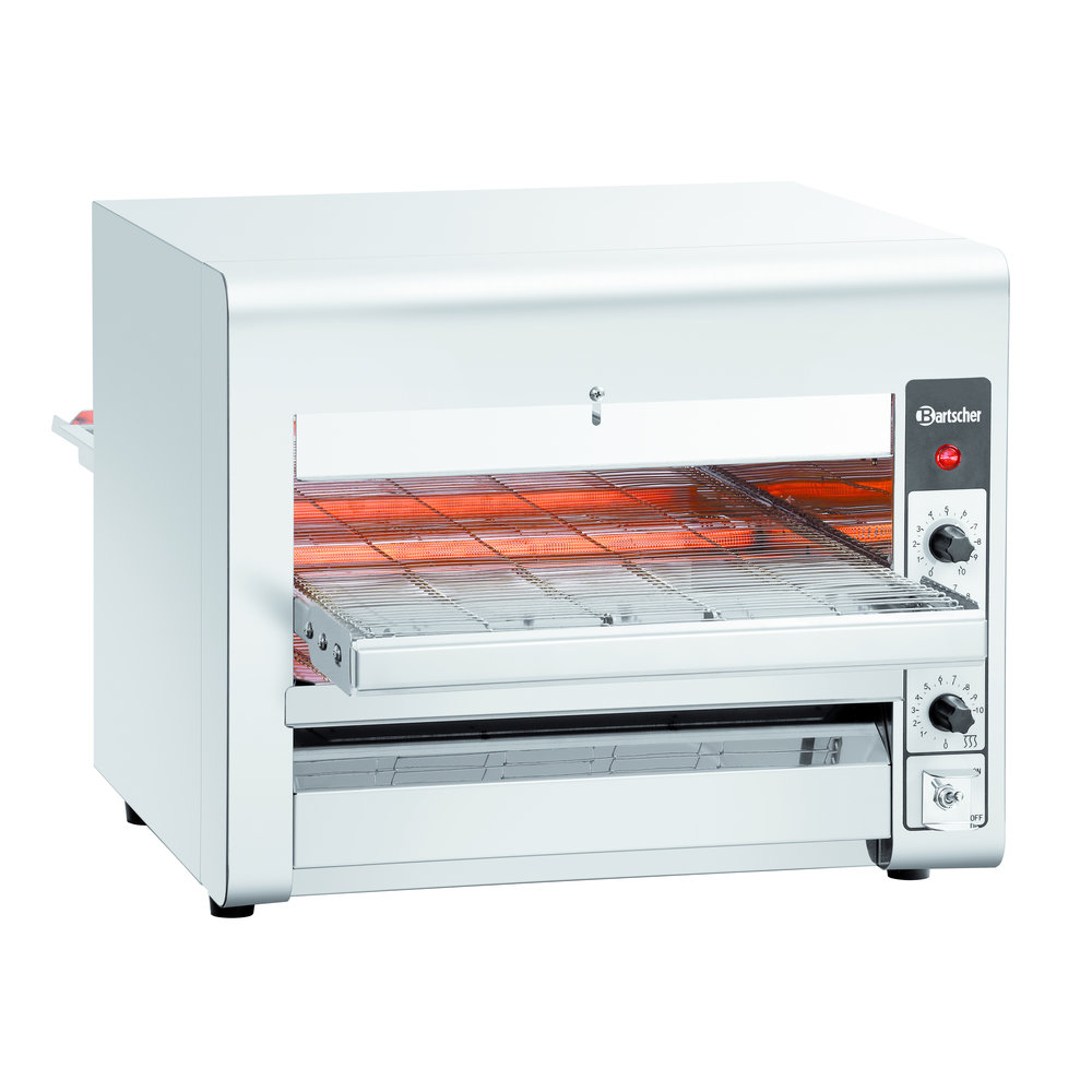 Bartscher Tunneloven | Elektrisch | 3600tb10 | Pizza Max ø320mm | 3.5kw | 472x1045x400(h)mm