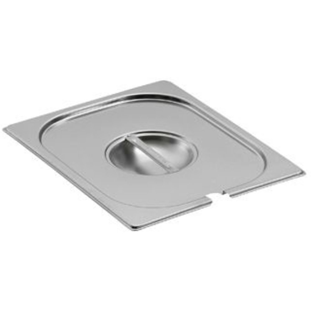 Bartscher Deksel 1/6gn Met Lepeluitsparing | 176x162x20(h)mm