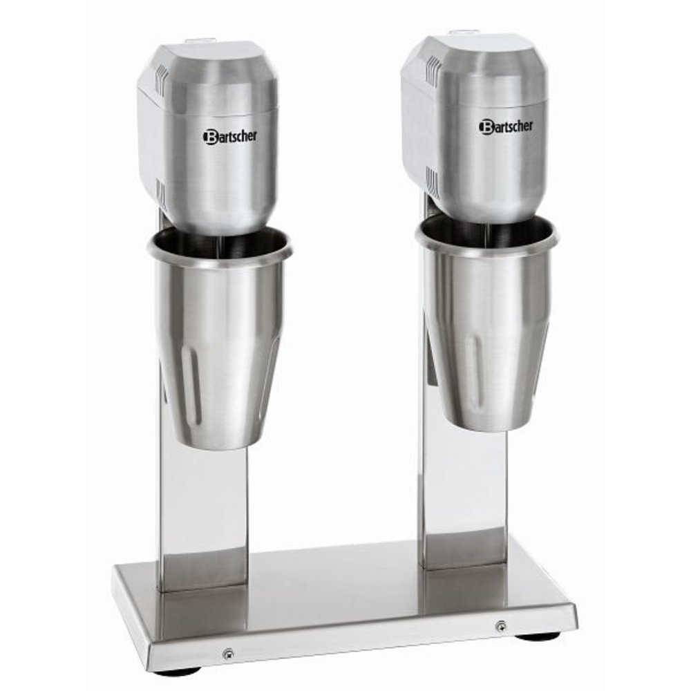 Bartscher Barmixer/shaker | 2x 700ml | 230v | 2 Traps | 330x195x480(h)mm
