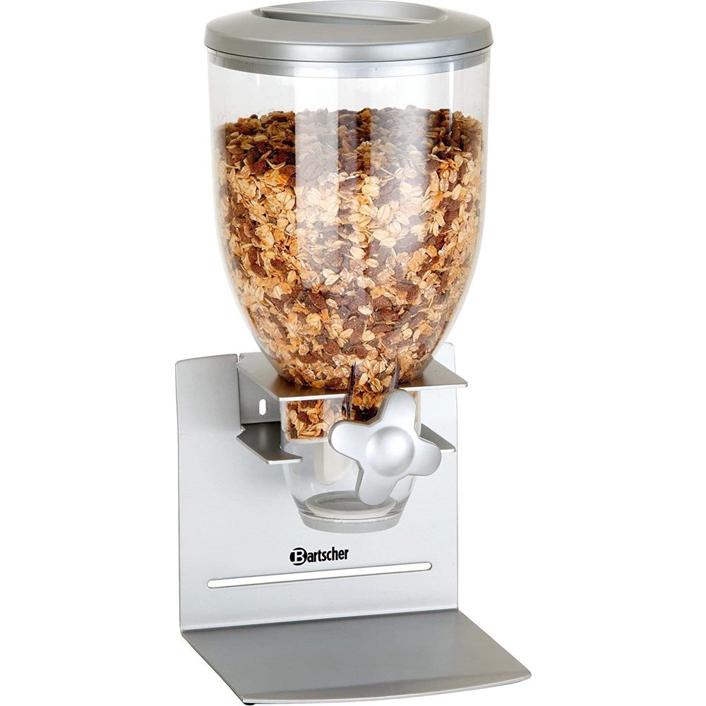 Bartscher Ontbijtgranendispenser 3,5l | Geschikt Voor Wandmontage | 180x170x395(h)mm