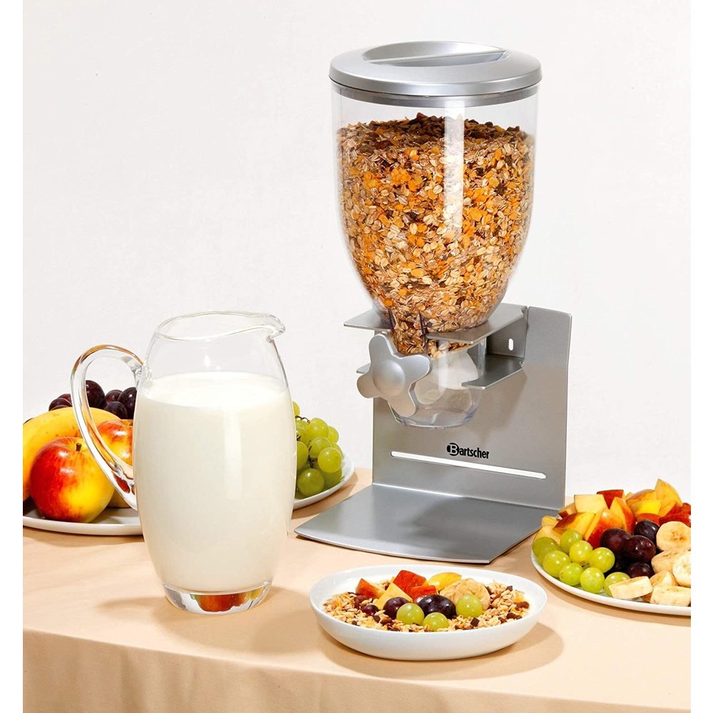 Bartscher Ontbijtgranendispenser 3,5l | Geschikt Voor Wandmontage | 180x170x395(h)mm
