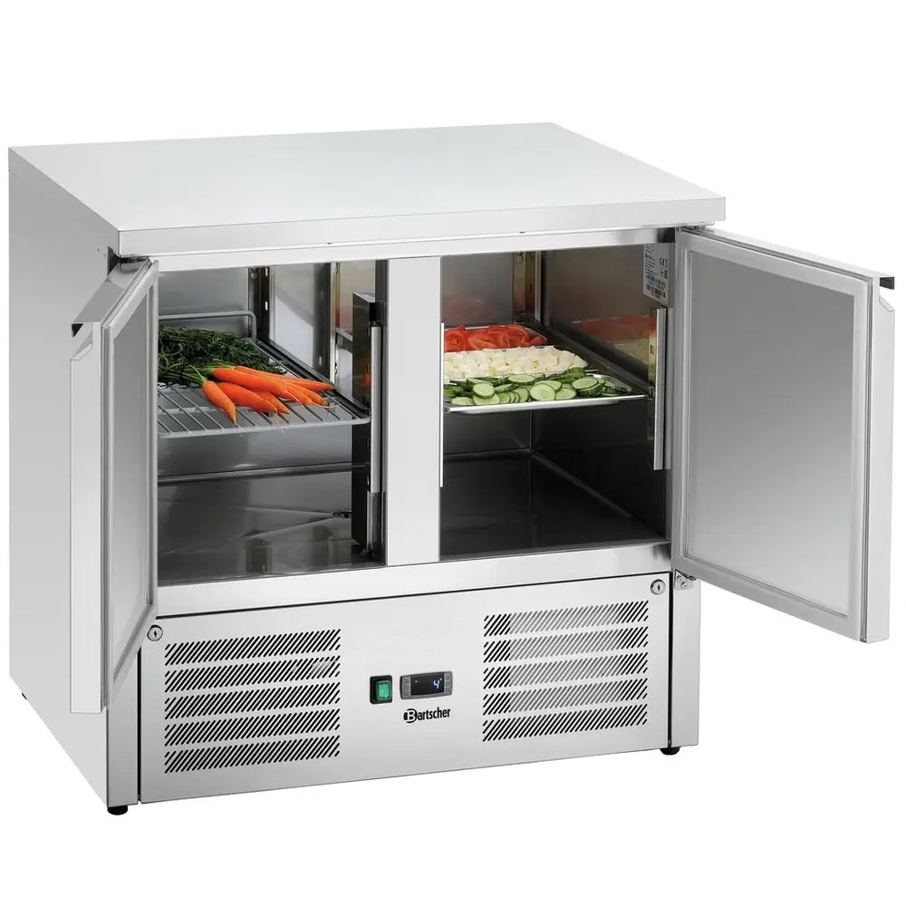 Bartscher Koelwerkbank | 260l | 2 Deuren (1/1 Gn) | 0°c/+10°c | Geforceerd | 900x700x880(h)mm