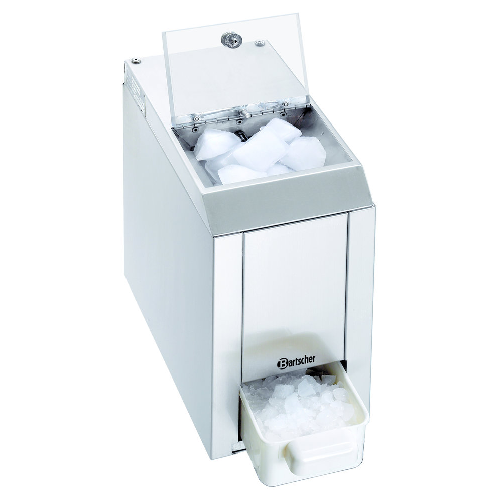 Bartscher Ijscrusher | Edelstaal | Cap. 60kg/u | 230v | 173x380x385(h)mm