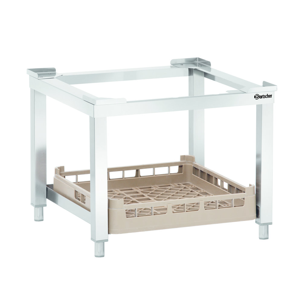 Bartscher Onderstel Voor Afwasmachine Met Onderschap | 605x570x450(h)mm