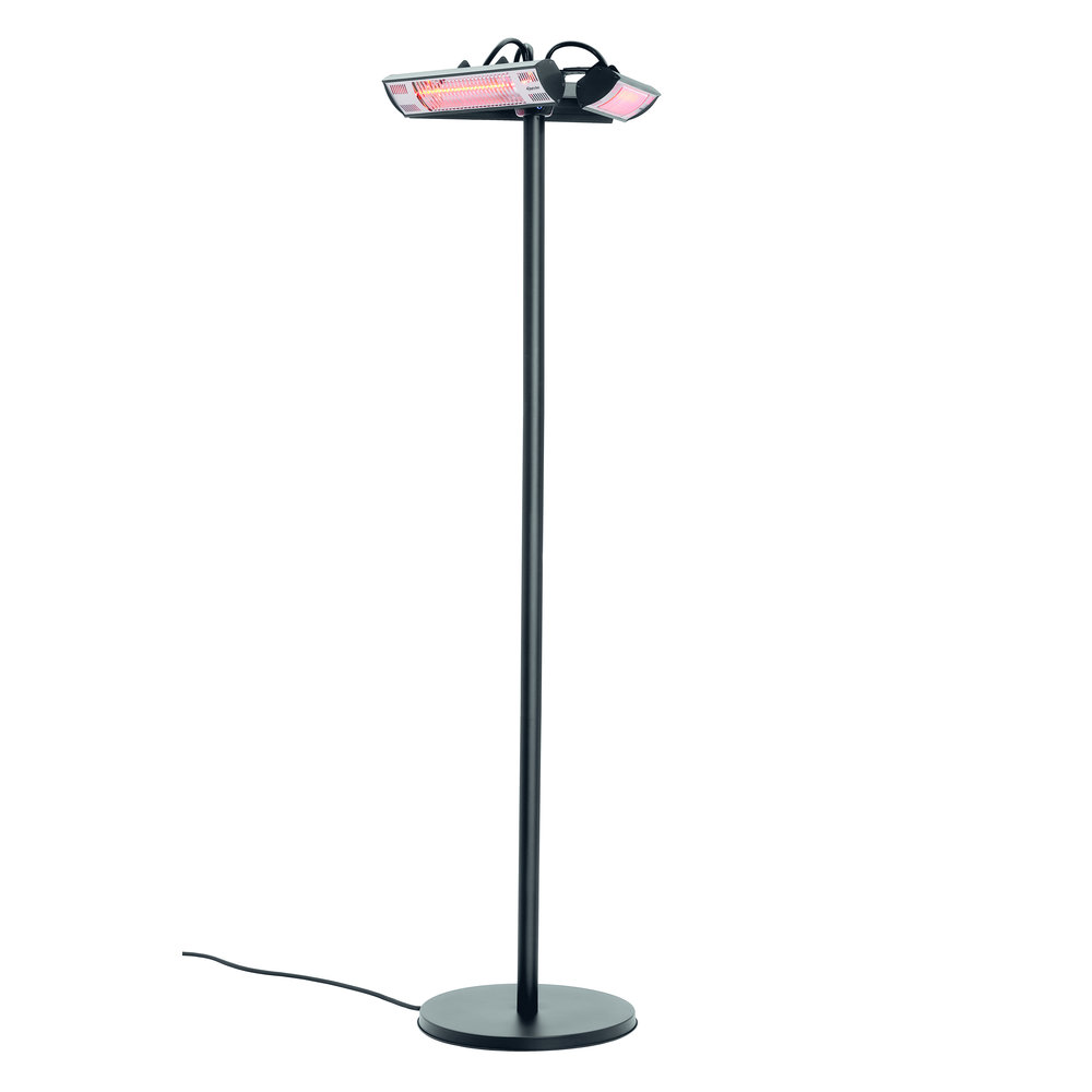 Bartscher Terras-verwarmer | Aluminium/staal | St3000 3-e360 | 3kw | Uitgang Sokkel | Lengte 1850mm | 600x600x2120(h)mm