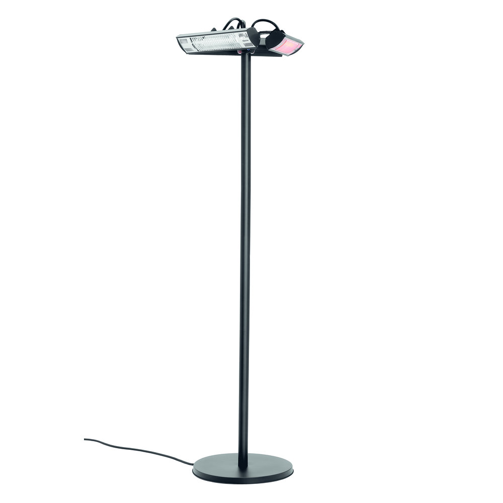 Bartscher Terras-verwarmer | Aluminium/staal | St3000 3-e360 | 3kw | Uitgang Sokkel | Lengte 1850mm | 600x600x2120(h)mm