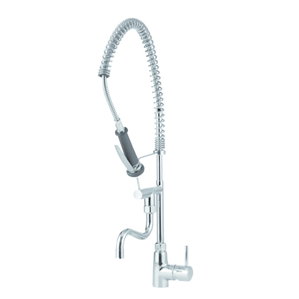 Bartscher Mengkraan Verchroom | Zwenkbare Kraan 180° | 65x450x1540(h)mm