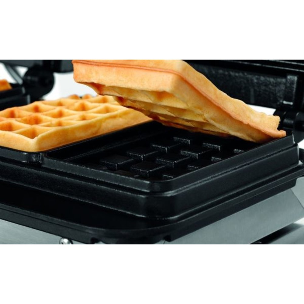 Bartscher Wafelijzer | 2bw160-101 | Dubbel | 4.4kw | Wafelgrootte 160x100x32(h)mm | 600x470x250(h)mm