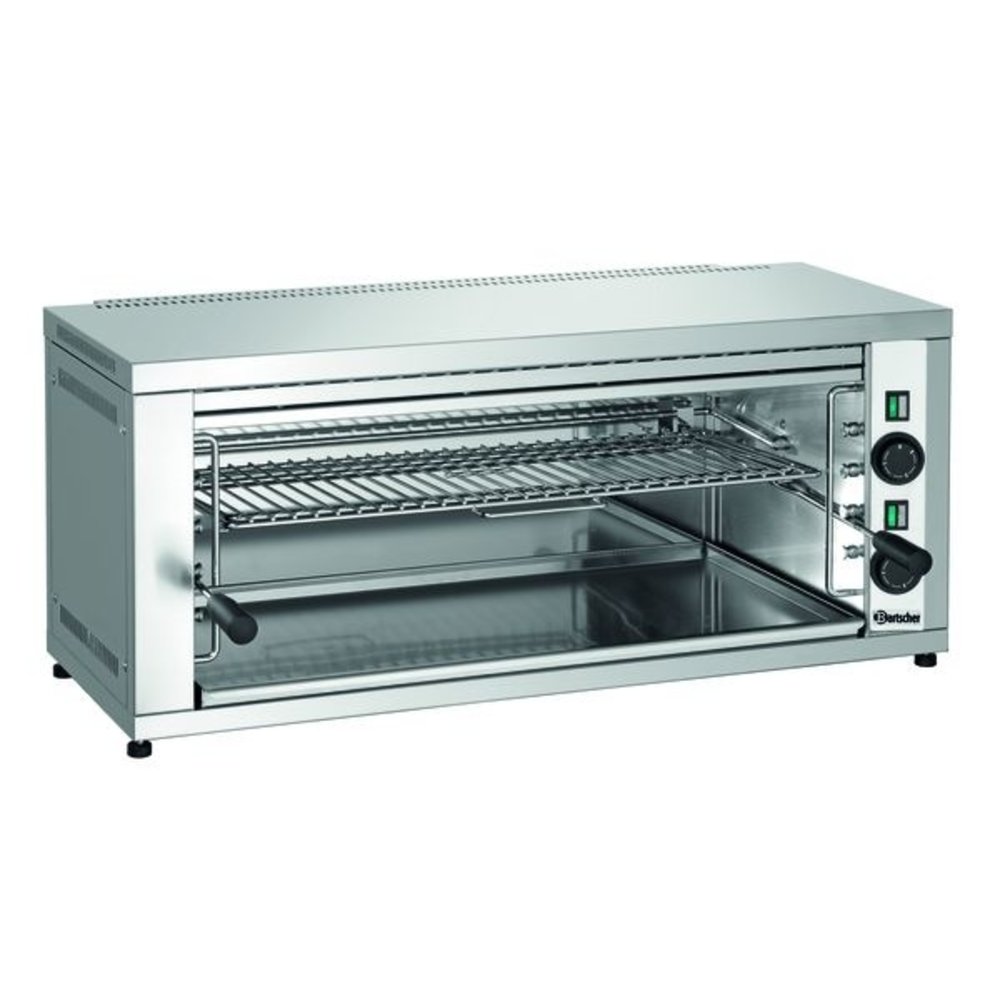 Bartscher Salamander | Elektrisch | Rvs | 600-2z | 4.4kw | Infrarood Warmtestraler | 878x500x370(h)mm