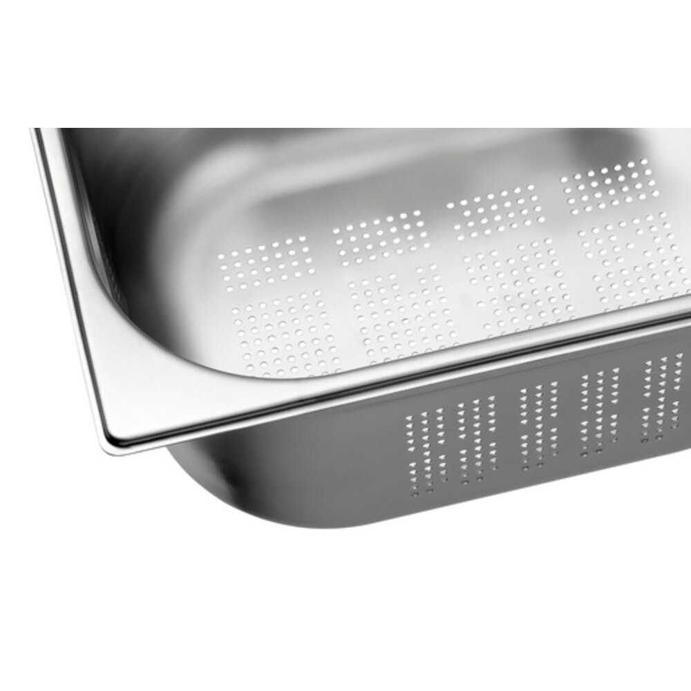 Bartscher Gn-bak | Top Line | Cns | 1/2 GN | Hoogte 150mm | Geperforeerd | 325x265x150(h)mm