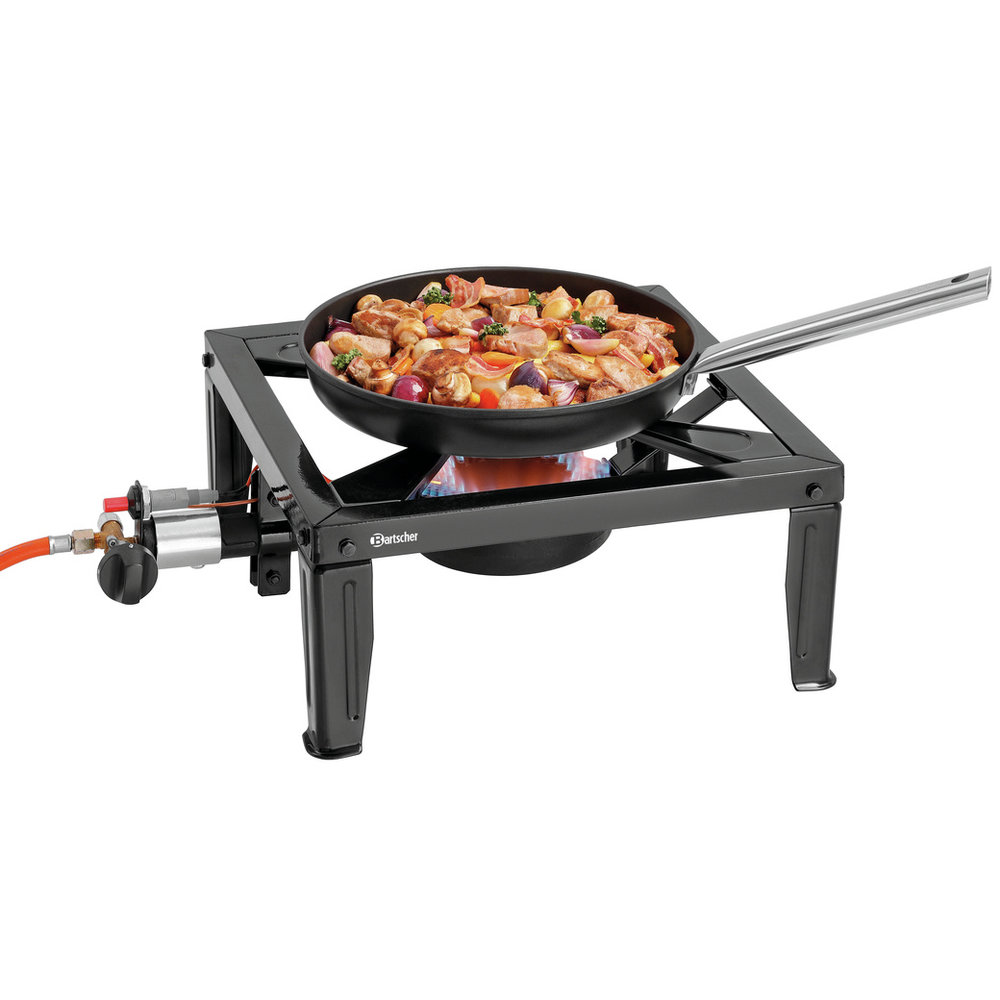 Bartscher Gaskooktoestel | Tafelmodel | 1 Brander | 10.5kw | 410x540x180(h)mm