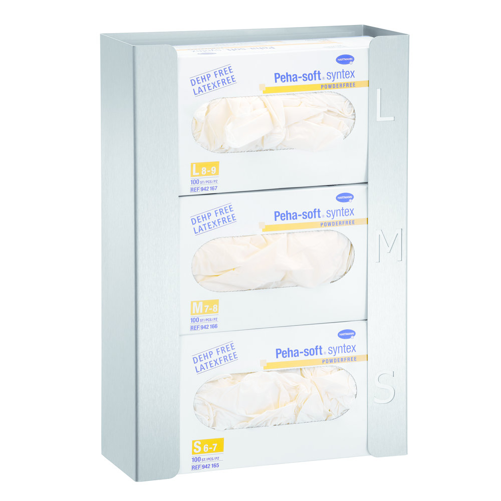 Bartscher Handschoendispenser K30 Rvs | Inschuiven Van de Verpakking | 260x95x390(h)mm
