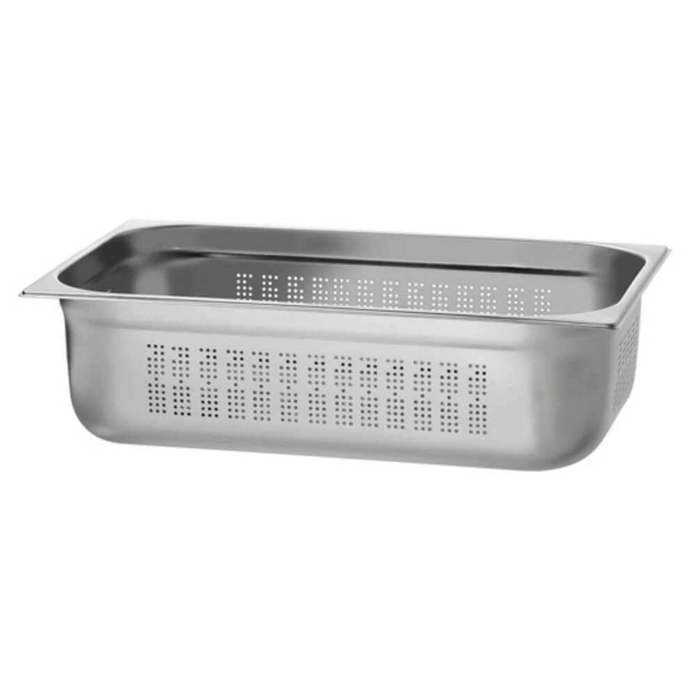 Bartscher Gn-bak | Top Line | Cns | 1/1 GN | Hoogte 150mm | Geperforeerd | 530x325x150(h)mm