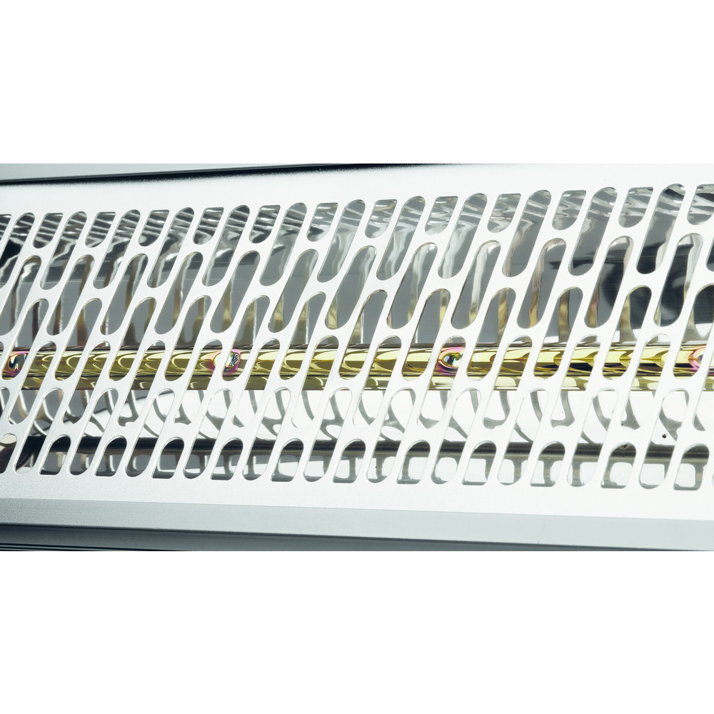 Bartscher Terras-verwarmer | Aluminium | W2000 E | 2kw | Wandmontage | 615x60x100(h)mm
