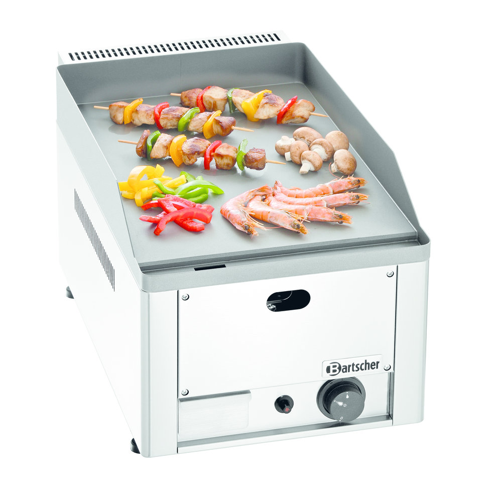 Bartscher Bakplaat/grillpplaat | Gdp 320g-g | Bakplaat Glad (b)320x(d)480mm | 4kw | 325x580x310(h)mm