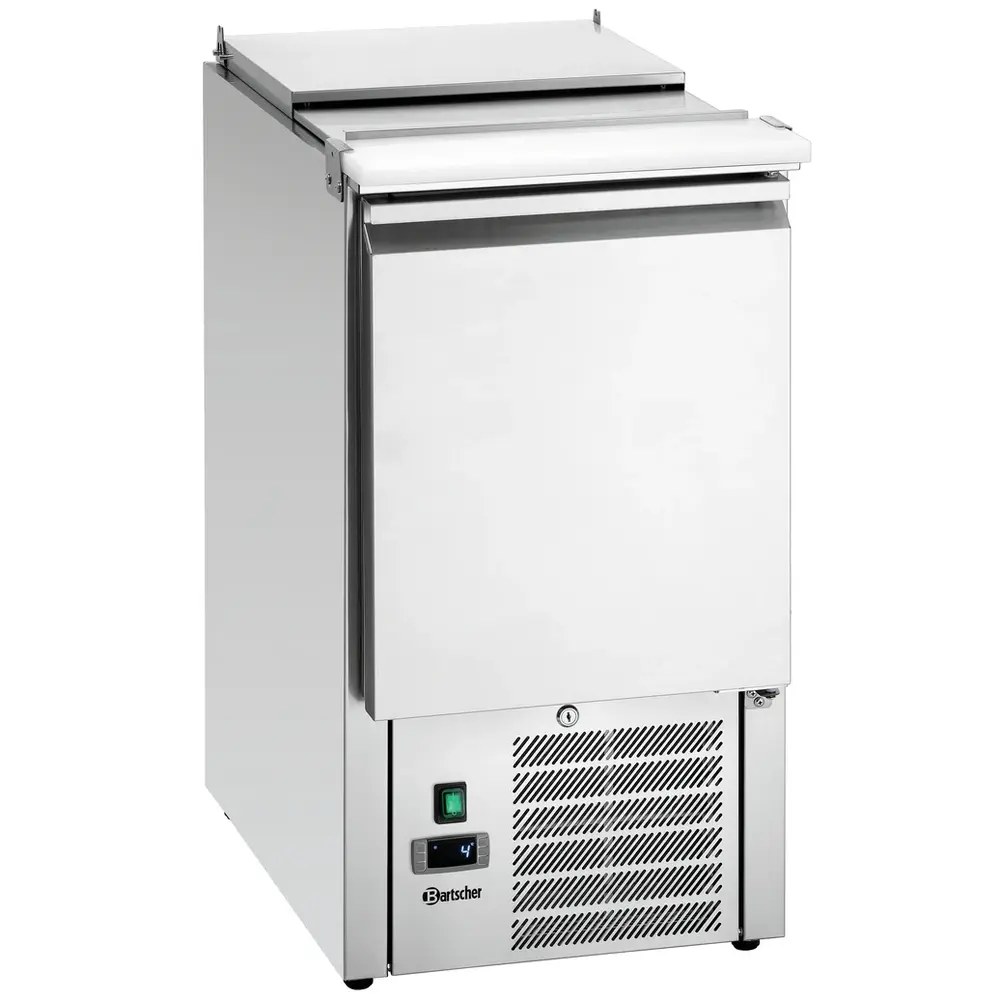 Bartscher Saladette | 140l | 1 Deur (1/1 Gn) | Boven 1x 1/1 GN | 0°c/+10°c | Geforceerd | Klapdeksel | 455x700x887(h)mm
