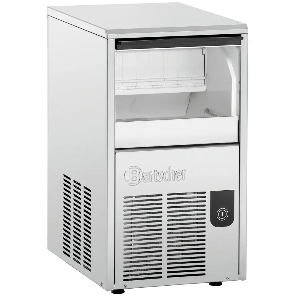 Bartscher Ijsblokjesmachine | Volle Blokjes (20g) | 28kg/24u | Bunker 6.5kg | Luchtgekoeld | 340x483x600(h)mm