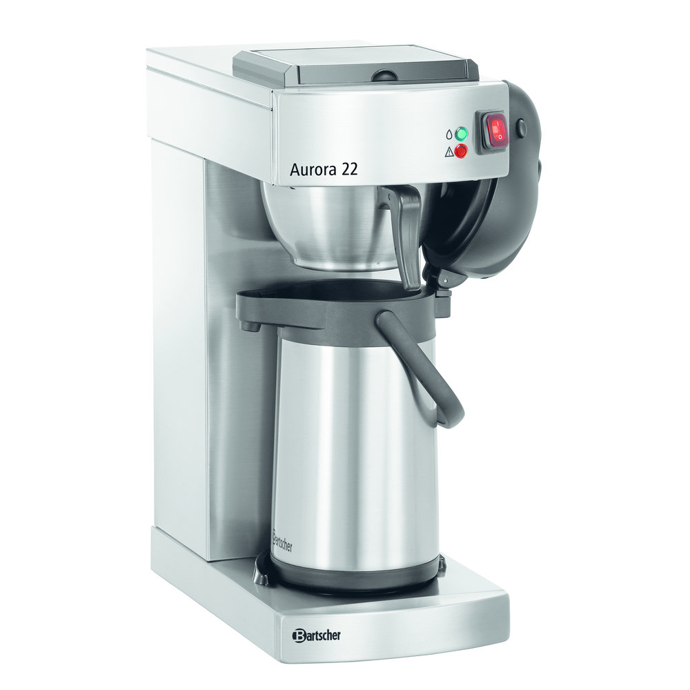 Bartscher Koffiemachine Aurora 22 | 1.9l | Cap. 12 Kopjes/u | 1.4kw | 215x405x520(h)mm
