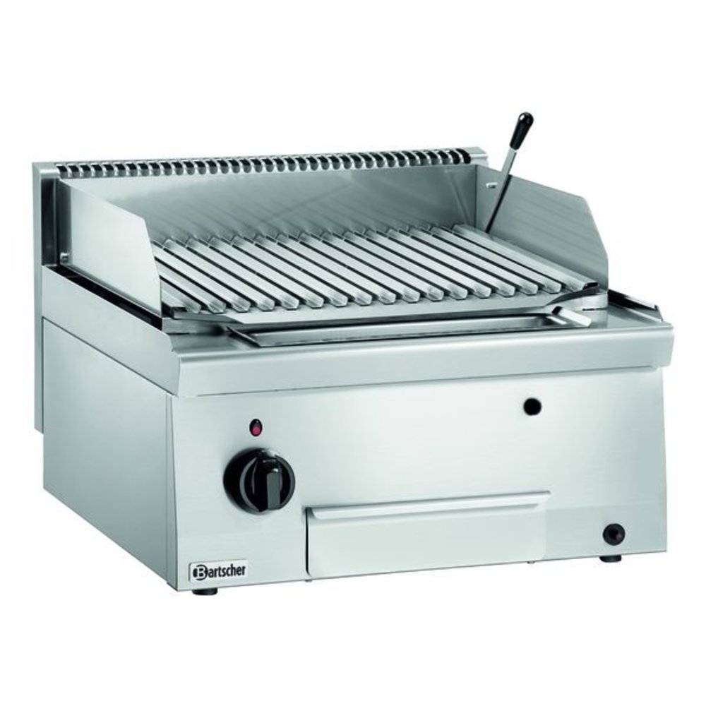 Bartscher Lavasteengrill | Gas 600 | 7.3kw | V Rooster | 600x600x290(h)mm
