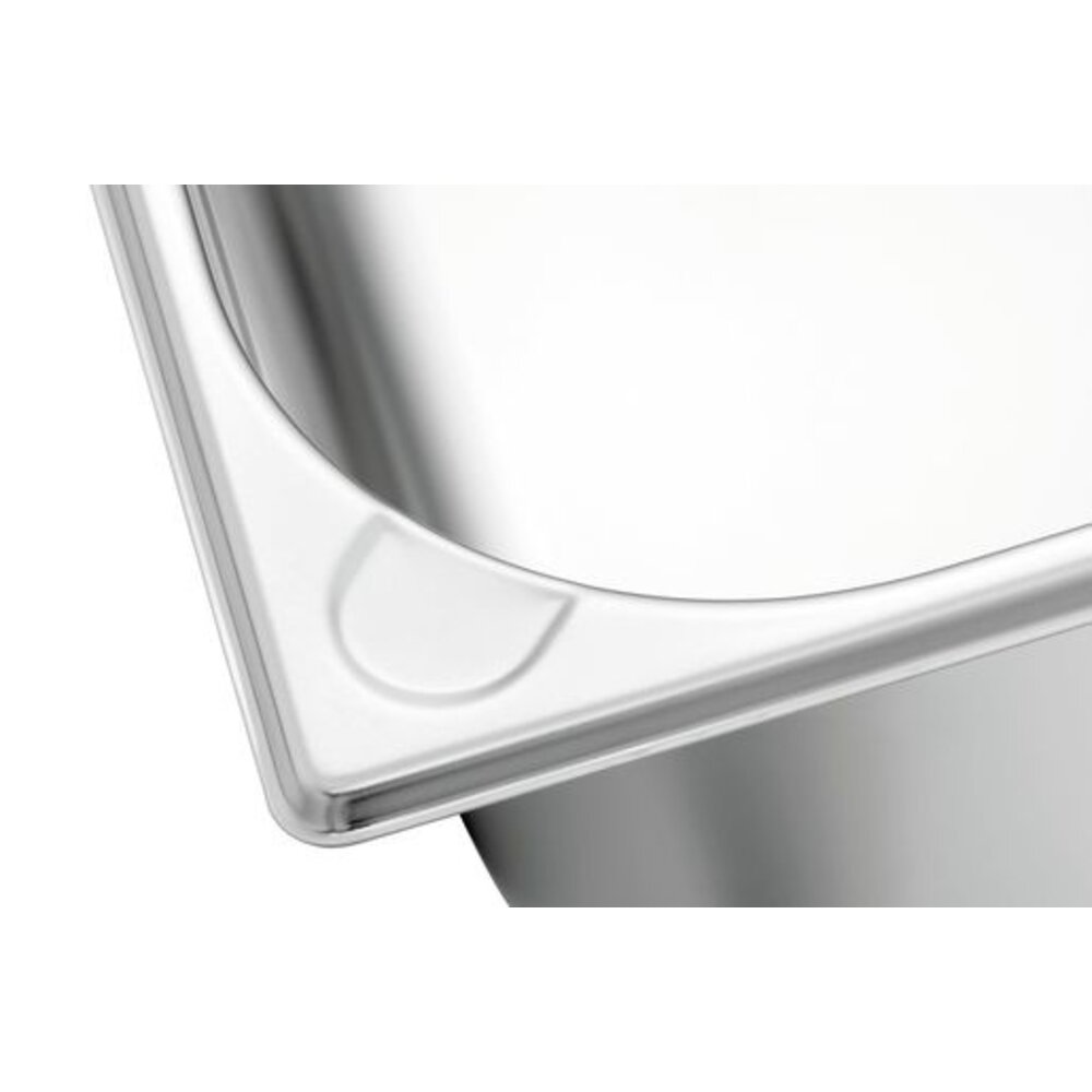 Bartscher Gn-bak | Basic Line | Cns | 1/1 GN | Hoogte 200mm | 530x325x200(h)mm