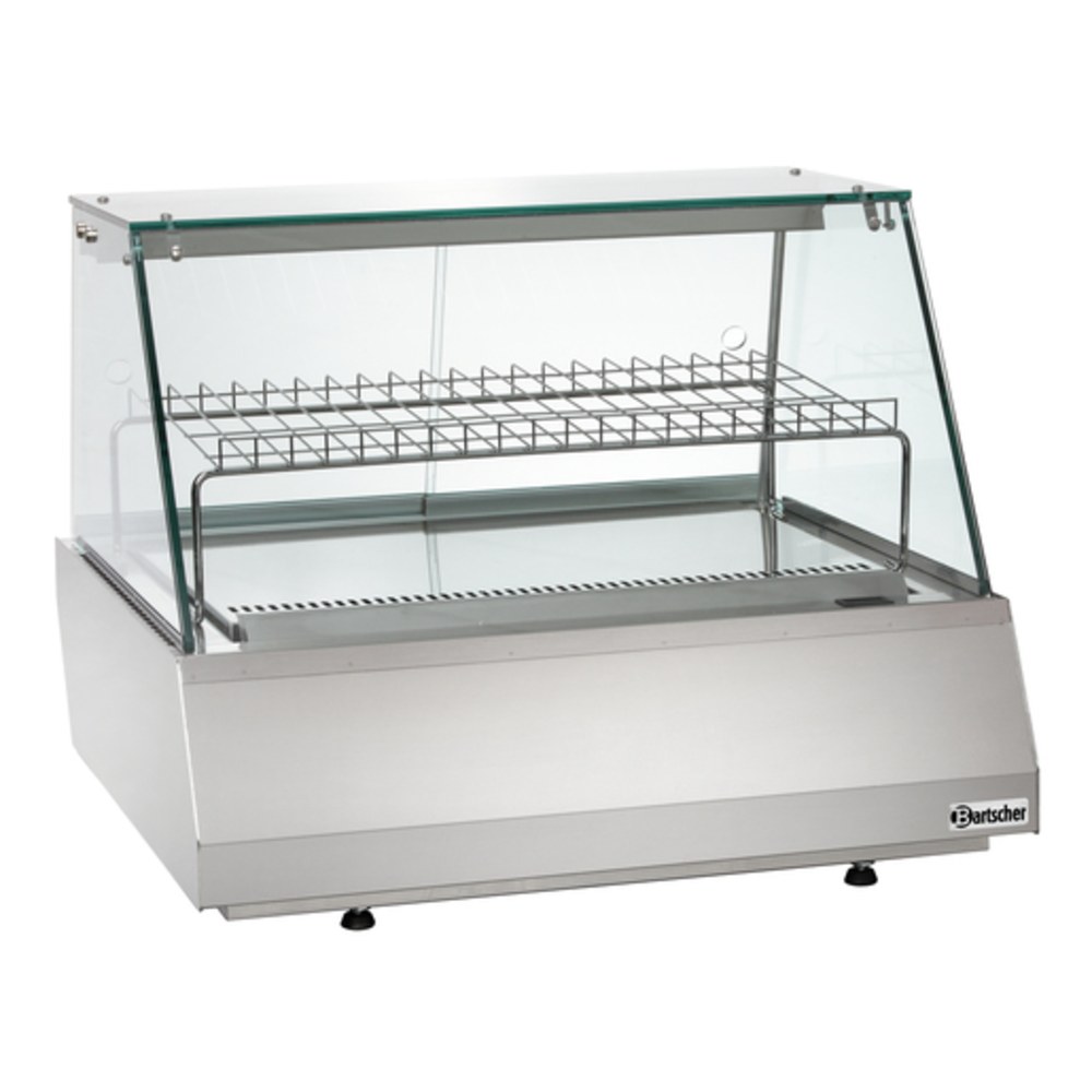 Bartscher Koelvitrine | 110l | 2/1 GN | Grijs | +6°c/+10°c | 2 Schappen | 750x775x600(h)mm