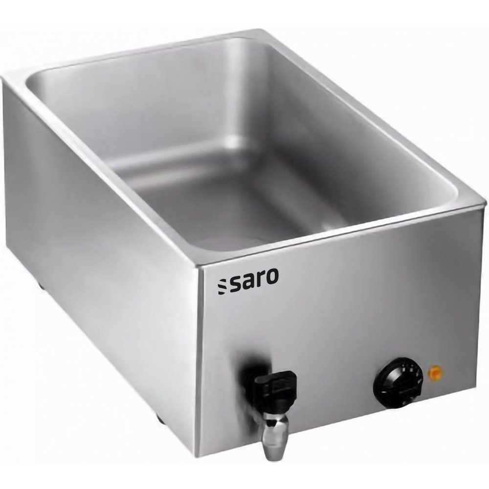 Saro Bain Marie | Elektrisch | Bmh 160 | 1/1 -1/2 - 1/3 GN | Met Regelbare Thermostaat | 1kw | 345x600x255(h)mm