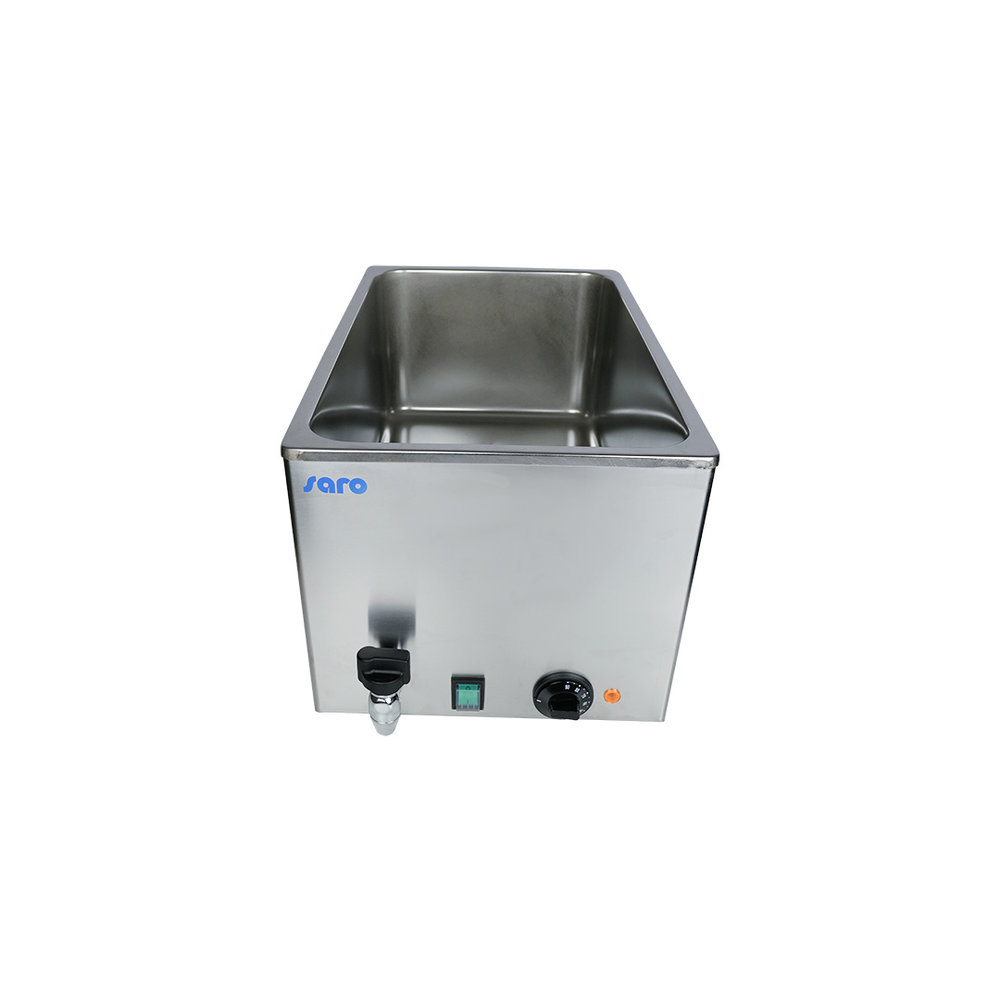 Saro Bain Marie | Elektrisch | Bmh 210 | 1/1 - 1/2 - 1/3 GN | Met Regelbare Thermostaat | 1kw | 345x600x290(h)mm