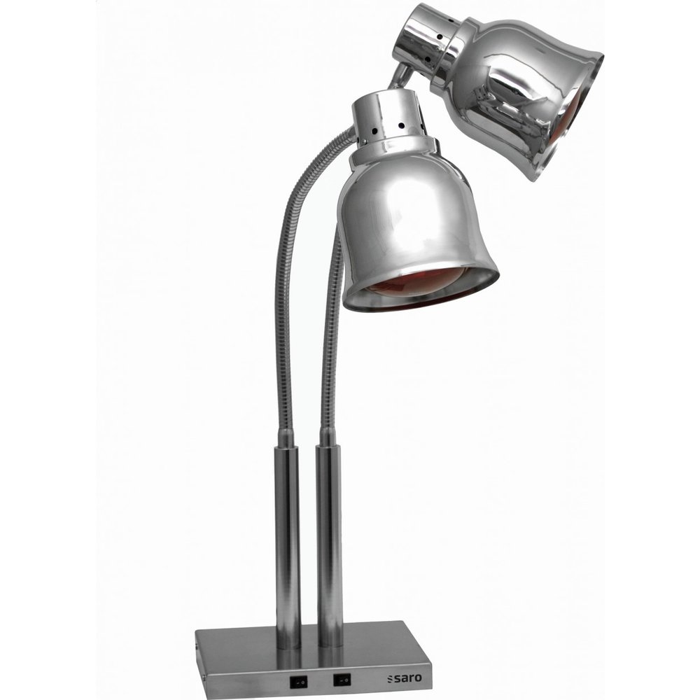 Saro Warmhoudlamp Plc 500 | 230v | 2 Infraroodlampen | 220(b)x270(d)mm