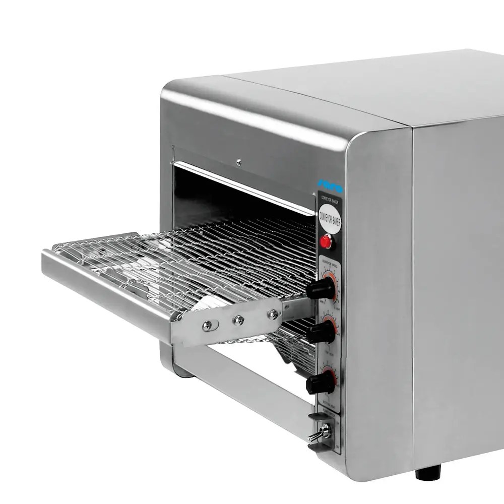 Saro Tunneloven/-toaster | Gerrit | Elektrisch | 0°c/260°c | 3.6kw (230v) | 470x1050x400(h)mm
