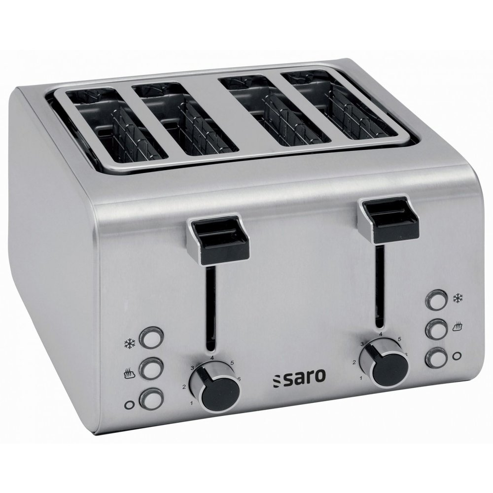 Saro Toaster Aris 5 | 1.6kw | Cap. 4 Stuks | 273x282x186(h)mm