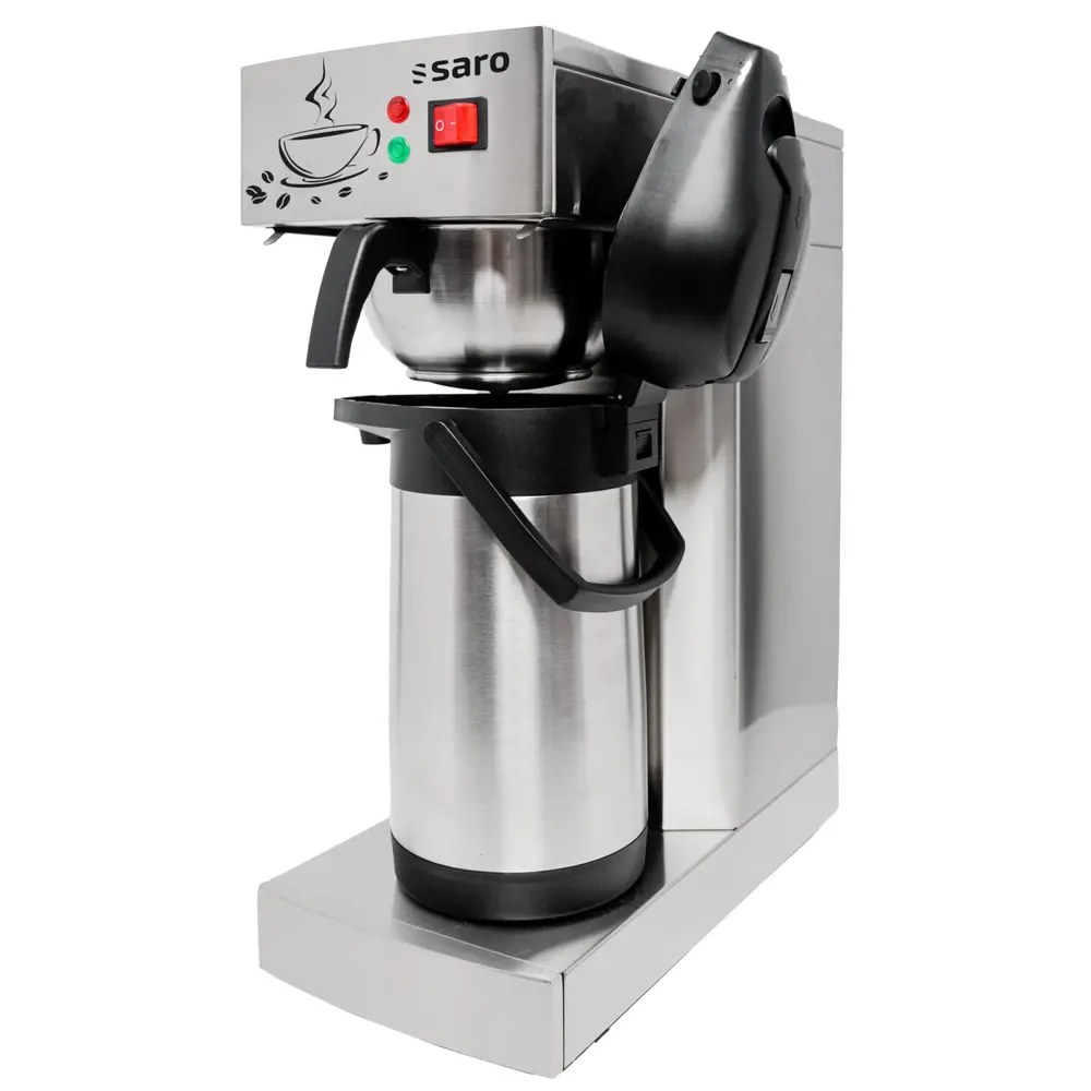 Saro Koffiezetapparaat | Thermo Eco | Rvs | Enkel | 2.5l | Warmhoudplaat | 1.9kw (230v) | 203x383x560(h)mm